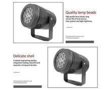 LED Christmas Projection Light Christmas Decorations Winter Wonderland Decor - Black - Size Halloween