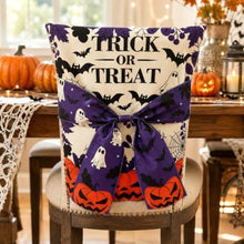 Halloween Dining Chair Slipcover Spooky Chair Back Covers Stretchable Washable Chair Protective Covers for Dining Room Kitchen Office Hotel Seat Decor - C - Size 1Pack