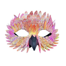 Owl Beak Face Mask Halfface Bird Face Cover for Masquerade Ball Party Halloween Mardi Gras Costumes Fancy Dress - Yellow