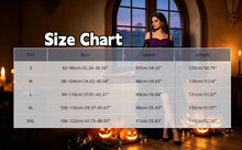 Women Witch Dress Halloween Costumes Vampire Woman Renaissance Medieval Butterfly Sleeve Mesh Gothic Dresses - Gray - Size XXL