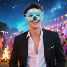 Owl Beak Face Mask Halfface Bird Face Cover for Masquerade Ball Party Halloween Mardi Gras Costumes Fancy Dress - Blue