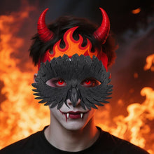 Owl Beak Face Mask Halfface Bird Face Cover for Masquerade Ball Party Halloween Mardi Gras Costumes Fancy Dress - Black