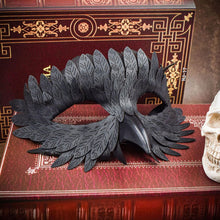 Owl Beak Face Mask Halfface Bird Face Cover for Masquerade Ball Party Halloween Mardi Gras Costumes Fancy Dress - Black