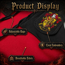 Halloween Pet Costume Dog Wizard Costume Cat Wizard Costume Pet Cosplay Pet - Black-Red - Size S