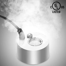 Fogger 24V Metal Ultrasonic Mist Maker Fogger For Pond, Aquarium, Garden, Halloween Eu Plug (Silver)