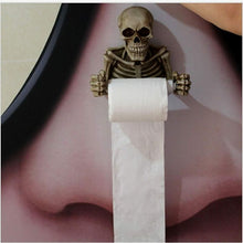 Toilet Paper Holder, Skeleton Toilet Paper ROll Decor, Spooky Halloween Decorations, Wall Mounted Toilet Paper Holder