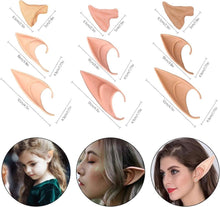 Halloween Elf Ears 9-Pack, One Size, Compatible with Costumes