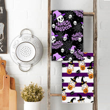 Two-piece set Halloween Towels, Kitchen Cloths, Reusable Kitchen Dishcloths - Ultra Absorbent Dish Towels for Washing Dishes 66*54cm