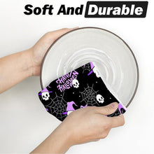 Two-piece set Halloween Towels, Kitchen Cloths, Reusable Kitchen Dishcloths - Ultra Absorbent Dish Towels for Washing Dishes 66*54cm