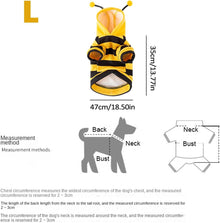 Bee Cat Costume - Small Hooded Set for Dog and Cat - Halloween Pet Costume