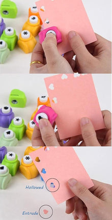 Creative Punch - interesting paper craft punch - shape punch - handmade hole punch - crafting - DIY handmade hole punch - for making greeting cards - artwork - Gift - 8-piece - for festival / Halloween / Christmas