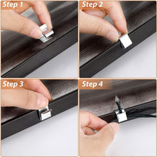 Cable Clips - 100 Pieces - Cable Holder - Halloween - Christmas - Nail Clip - Cable Tie - Clips - Cable Channel - Ties - Cable Lock - Cable Channels - Roof Hooks - Cable Clamp - Strong Clamping Force - 20 x 14 mm - Very Suitable for Party / Halloween / Ch