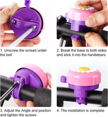 Bicycle bell - Bicycle - Cute Child Bicycle Bell - Creative Children's Bicycle Bell - cute bells - flower bicycle bell - accessory - Pink - Gift - Halloween - Christmas - for children /Boy /Girl