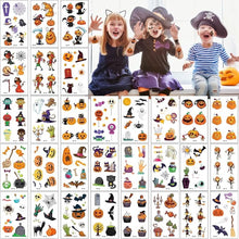 30 Sheets of Kids Halloween Tattoo Stickers - Halloween Decorations - Temporary Tattoo Stickers for Boys and Girls - Suitable for Halloween Candy - Party Bag Fillers - Halloween Stickers