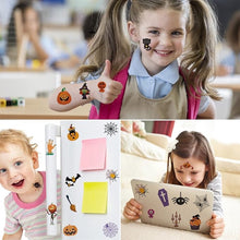 30 Sheets of Kids Halloween Tattoo Stickers - Halloween Decorations - Temporary Tattoo Stickers for Boys and Girls - Suitable for Halloween Candy - Party Bag Fillers - Halloween Stickers