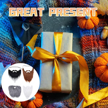 pieces - Fake beard - artificial beards - fake beards for parties - Halloween beards - Santa beards - adjustable elastic rope moustache props - role-playing accessories - for Halloween, Christmas, cosplay and party disguise