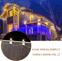 50 pieces - Christmas Lighting Gutter Hooks - Light Hose Clamps - Christmas Lighting Clips - Weatherproof Metal Gutter Clamp - Festive Lighting Clamps - Cable Clips - Christmas Decoration Hooks - for Christmas and Halloween Seasonal Cord - Silver - 20*14