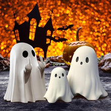 Funny Cheeky Halloween Ghost with Middle Finger Resin Statue Ornament Scary Sculpture