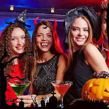 Set of 4 pairs of vampire teeth - 4 sizes - Halloween cosplay vampire teeth - Includes 5g teeth gum - Great for cosplay at parties - Halloween - Demon - Witch