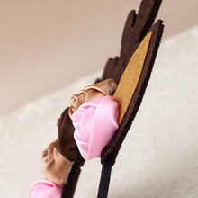 Headband - Elk Ears - Great for a Masquerade - Christmas Reindeer Headband and Tail - Perfect for Winter, Holidays, Halloween, Parties and Cosplay Costumes