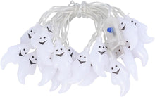 pc. LED Ghost String Light for Halloween Lights, USB Powered, Flashing Modes, Decorative Lighting for Home Parties and Events