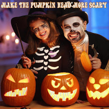 32 Pack Halloween Pumpkin Teeth Decorations, Plastic Fake Teeth Pumpkin Fang Decorating Kit, Horror Theme Party Decorations Carving Accessories, White