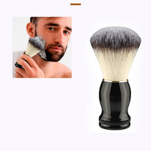 Shaving Brush for Men with Black Wood Handle, Perfect Gifts for Men, Fathers Day Christmas Halloween Gifts Multicolor
