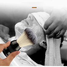 Shaving Brush for Men with Black Wood Handle, Perfect Gifts for Men, Fathers Day Christmas Halloween Gifts Multicolor