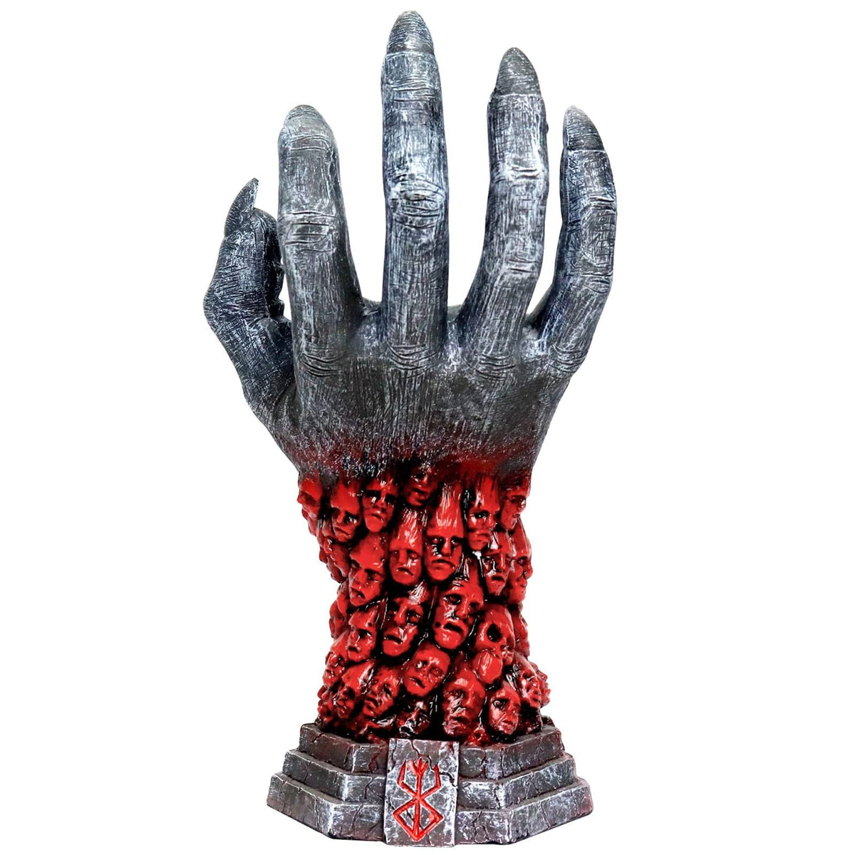 Right Hand Skeleton Rune Sculpture Halloween Skeleton Role Playing Hand Storage Stand Craft Ornament