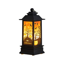 4 Pcs Halloween Decor Lantern,Portable LED Candle Lantern,Simulation Candle Flashing for Outdoor Indoor Halloween