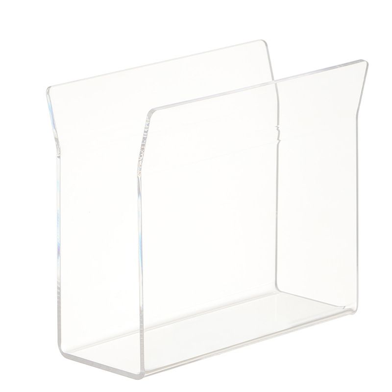 Clear Acrylic Napkin Holder Cocktail U-Shape Tissue Dispenser Tabletop Stand Napkin Organizer for Halloween Christmas