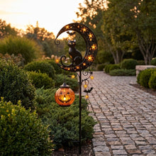 Halloween Pumpkin Spider Lamp, Halloween Flameless Flickering Lights Battery Operated, LED Light Up Pumpkin Spider Figurine, Cute Halloween Decoration for Halloween Holiday Party Spooky Decor