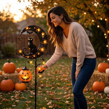 Halloween Pumpkin Spider Lamp, Halloween Flameless Flickering Lights Battery Operated, LED Light Up Pumpkin Spider Figurine, Cute Halloween Decoration for Halloween Holiday Party Spooky Decor