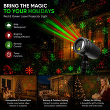 Outdoor Waterproof Red Green Laser Projector Light, Multi Pattern Christmas Halloween Yard Lamp, Nice Holiday Gift
