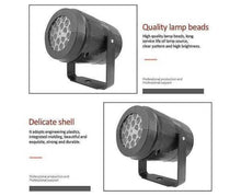 Holiday Snow Projection Lamp, Christmas & Halloween Ambient Lighting, Compact Decorative Night Light For Themed Party Arrangement