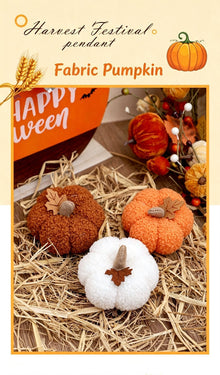 Cloth Stuffed Pumpkin Decoration, Coffee Coloured Plush Pumpkin, Perfect Window Scene Styling For Halloween Parties And Christmas Home Styling