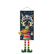 Elk Printed Hanging Flag, Christmas & Halloween Holiday Party Background Cloth & Scene Decor Prop, 110*40cm