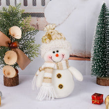 White Snowman Plush Doll, Christmas & Halloween Home Decoration Ornament, Holiday Gift