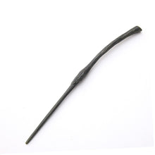 Unique Sculpt Cosplay Wand, Detailed Resin Texture, Christmas & Halloween Ornament, Style 18, Blue Gold Stamping Ribbon Gift Box