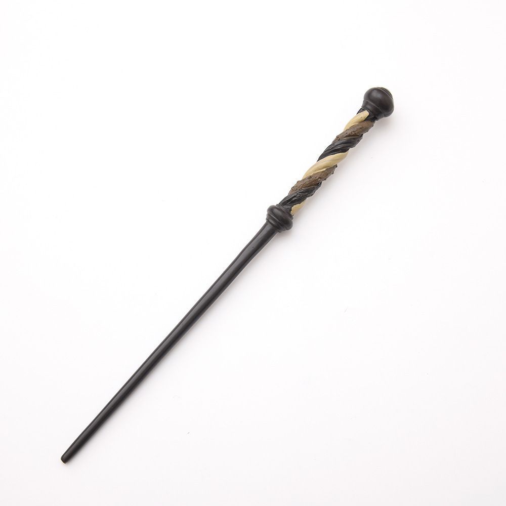 Delicate Fashion Cosplay Wand, Gloss Resin Finish, Halloween Party Supply, Style 39, Blue Gold Stamping Ribbon Gift Box