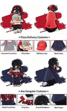 Festival Dress-up Supplies For Pets, Unique Decor Outfit for Halloween Christmas Holiday Events, Size S