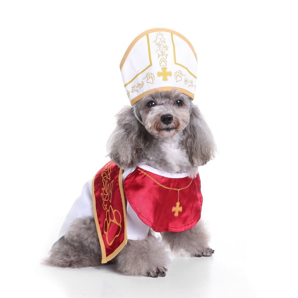 M Size Dark Tux Pet Costume, Fancy Dress for Halloween & Christmas, Lightweight for 3.5-4.5 kg Dogs and Cats