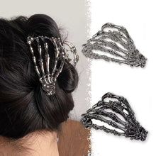 Halloween & Christmas Golden Spider Alloy Hair Claw, Trendy Metal Shark Clip For Festival Costume Styling