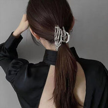 Halloween & Christmas Gun Black Spider Shaped Metal Hair Claw, Fashion Back Head Hair Accessory