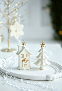 Snowflake Hanging Ornament, Holiday Decor Pendant Suitable for Christmas and Halloween Themed Layout