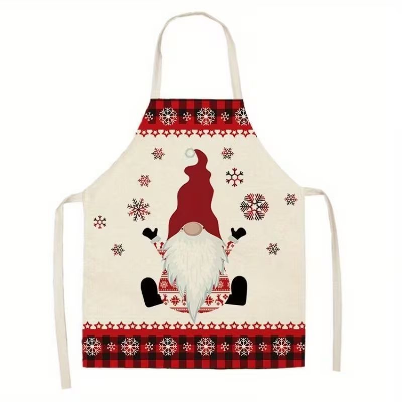 Merry Christmas & Halloween Apron, 75x65 cm Flannel, soft and warm, large size offers extra coverage, ideal for spreading cheer at Christmas and Halloween gatherings.
