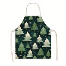 Santa Christmas & Halloween Apron, 56x45 cm Heavy Cotton Linen, sturdy and durable, standard fit, wonderful as a gift for friends and family.