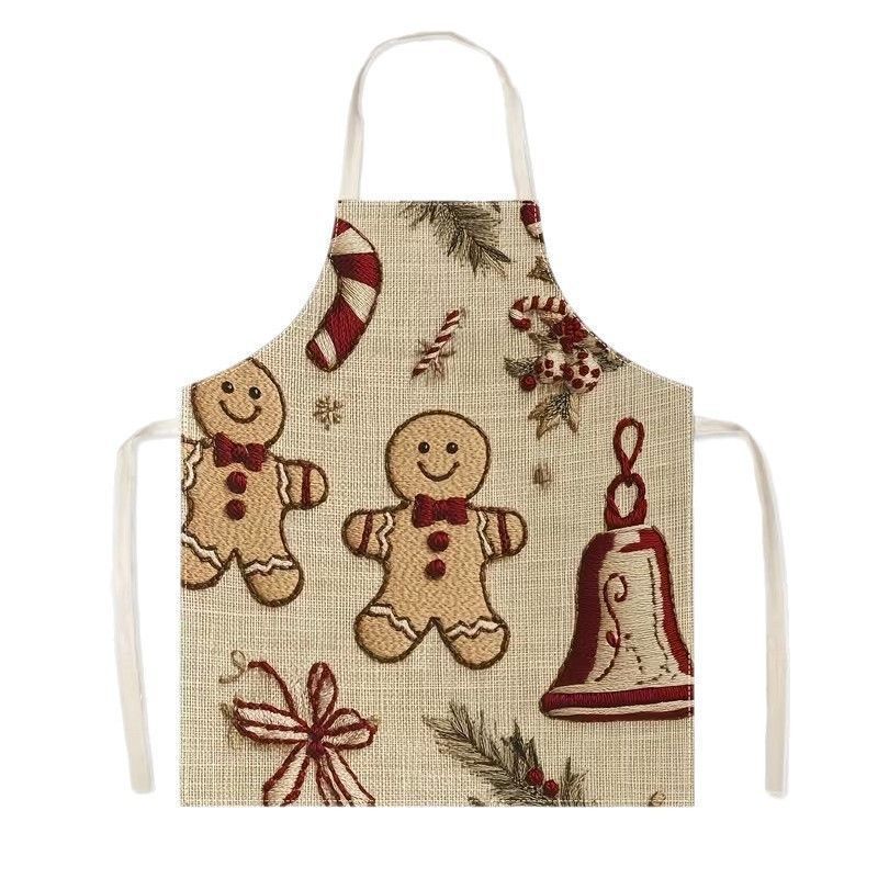 Jolly Christmas & Halloween Apron, 75x65 cm Flannel, soft and warm, large size offers extra coverage, wrinkle-resistant, keeps you looking sharp.