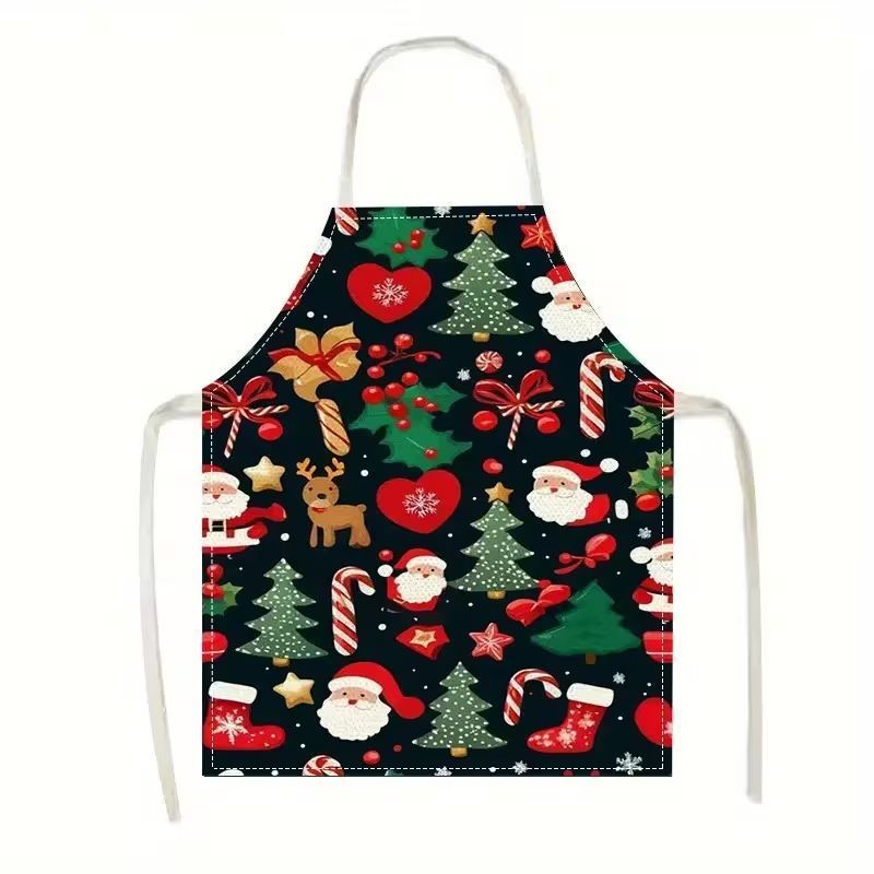 Cheer Christmas & Halloween Apron, 75x65 cm Flannel, soft and warm, large size offers extra coverage, machine washable for effortless care.
