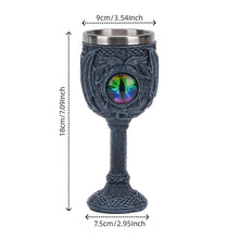 Resin Evil Dragon Eye Pattern Goblet, Fantasy Retro Wine Cup, Eye‑catching Bar Tableware for Christmas & Halloween Themed Party